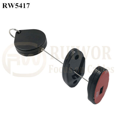 RW5417 Heart-Shaped Security Pull Box Plus Magnetic Clasps Cable Holder
