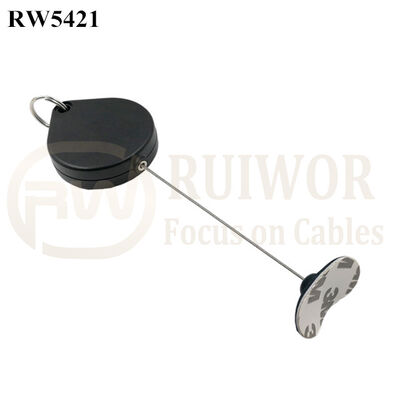 RW5421 Heart-Shaped Security Pull Box Plus 33X19MM Oval Sticky Flexible Rubber Tips