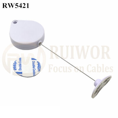 RW5421 Heart-Shaped Security Pull Box Plus 33X19MM Oval Sticky Flexible Rubber Tips