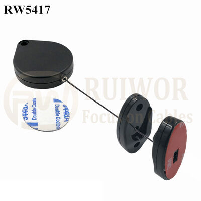 RW5417 Heart-Shaped Security Pull Box Plus Magnetic Clasps Cable Holder