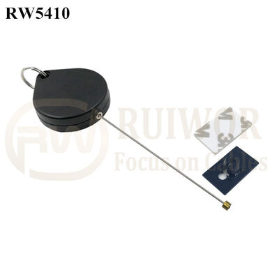 RW5410 Heart-Shaped Security Pull Box Plus 25X15mm Rectangular Adhesive ABS Plate
