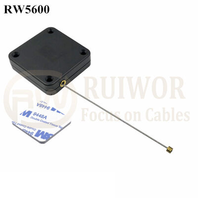 RW5600 Square Heavy Duty Retractable Cable Work With Connectors For Various Products Security Display